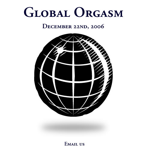 Global Orgasm per la pace il  22 Dicembre 2006